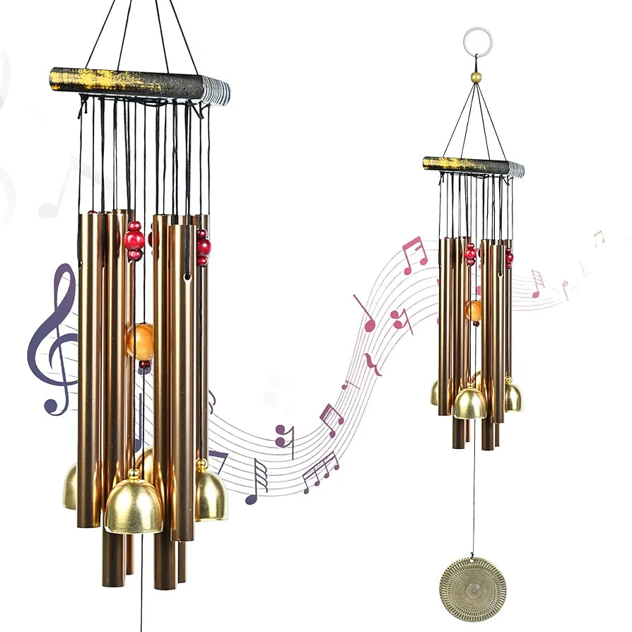 Zaicus Wind Chime Metal Hanging Bell Windchime 52cm Wind Chime-024