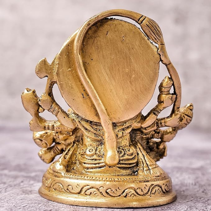 The Advitya Brass Statue/ Idol of Lord Panchmukhi Hanuman | Hinduism God Idol