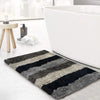 Luxe Home Bath Mat Super Soft Microfiber Non Slip Jericho Bathroom mats 40x60 cm Colour Shadow