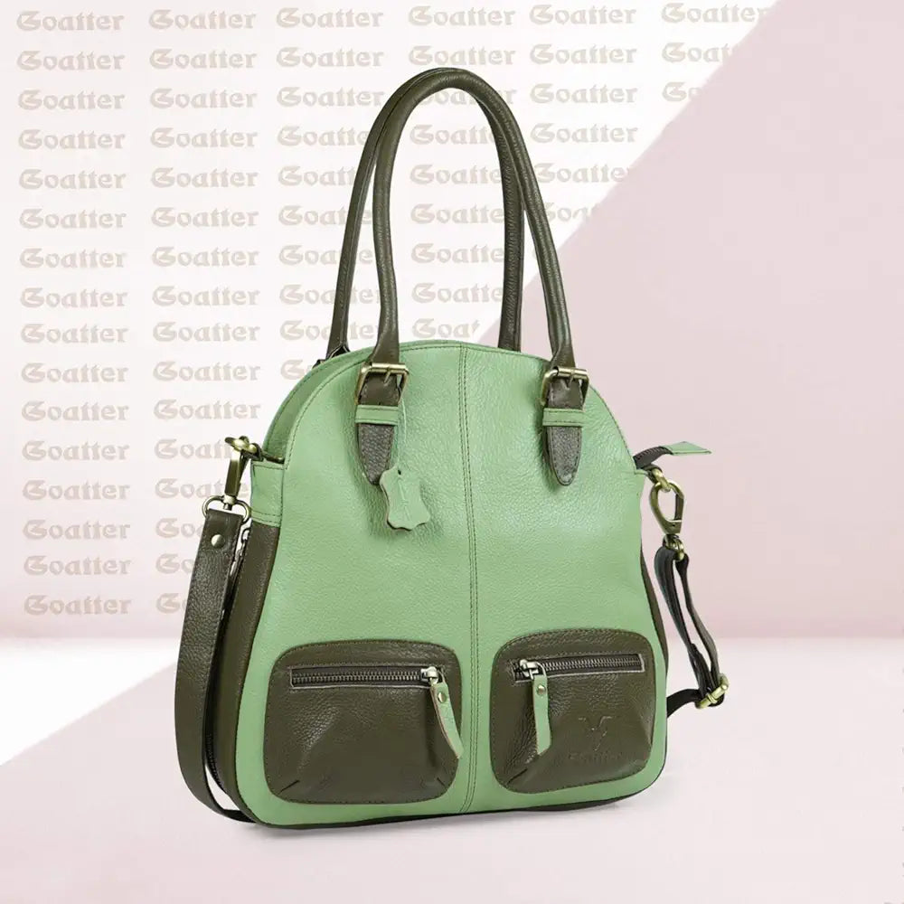 Goatter Genuine Leather Women's Tote Handbag,[GOT-G-1] 