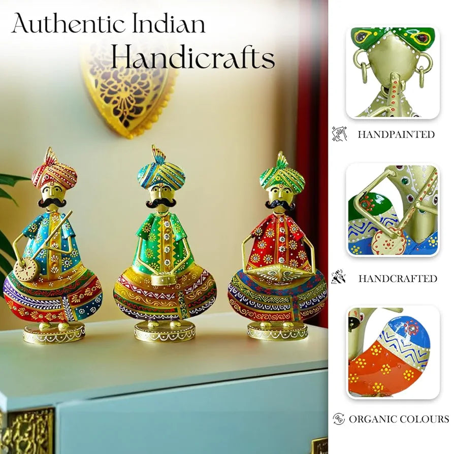 Ekhasa Nostrae Metal Show Pieces Rajasthani Sardar Musician