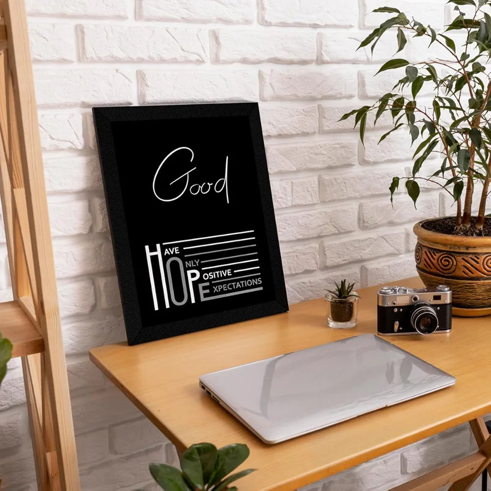 ArtX Paper Be Confident Motivational Framed Posters Set of 4