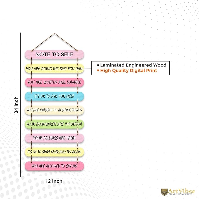 Artvibes Mdf Wooden Nature Designer Wall Hanging | Set of 11