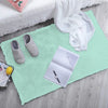 Luxe Home International Rectangular Bath Mat Super Soft Anti Skid Rabbit Fur  Bathroom Mats Colour Lime