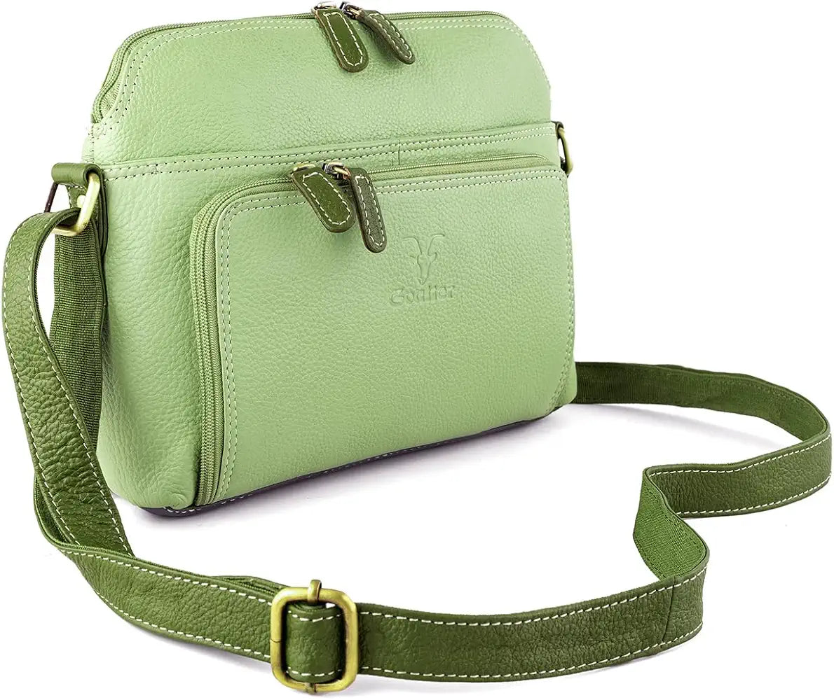 Goatter Genuine Leather Casual Sling Bag for Girls and Women