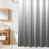 Homethreads Embrace Luxury with Our 6-Feet Long Premium Polyester Shower Curtain with 12 Hooks for a Lavish Bathroom Ambiance Stylish Splendid and Perfectly Sized Black Colour
