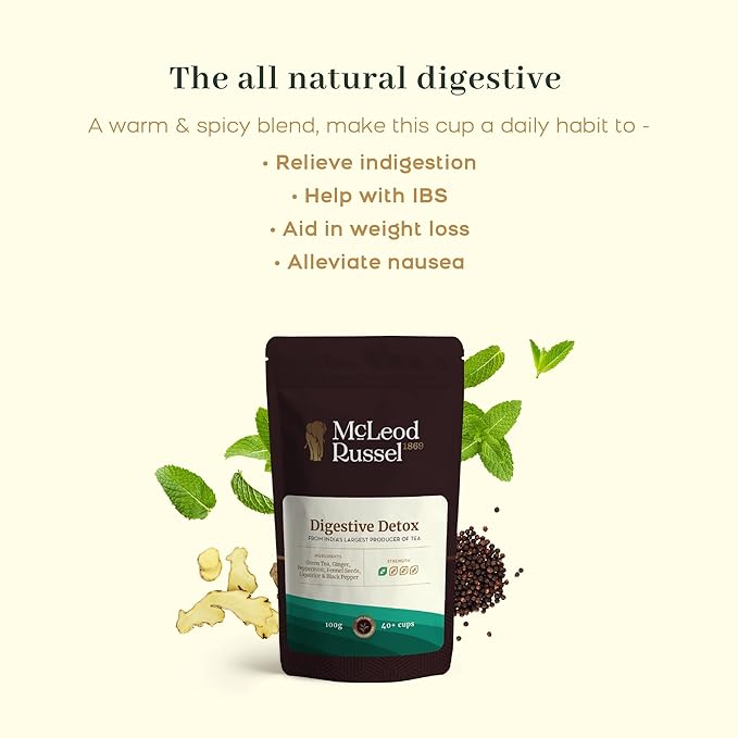 McLeod Russel 1869 Digestive Detox Green Tea - 100 gms