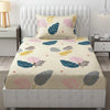 Fresh From Loom Floral Single Bedsheet Single Size Microfiber Rotary Printed with 1 Pillow Covers 144 TC Canary Yellow