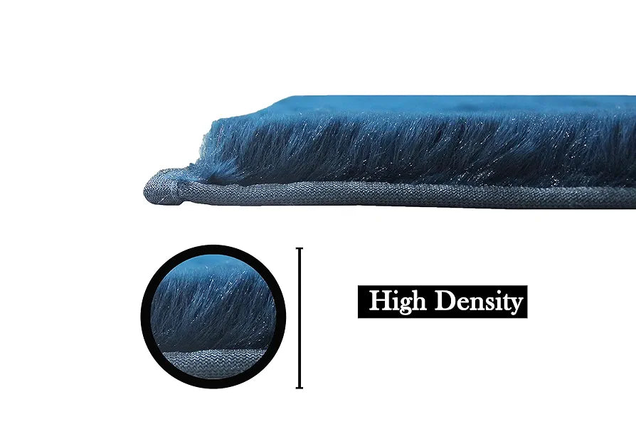 Luxe Home Runner Rabbit Fur 1000 GSM 2x5 Feet Colour Teal