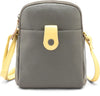 Leather Small Sling Cross-Body Bag For Girls And Women's | Grey
