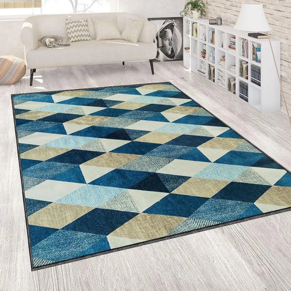BSB Home 3D Jet Multi Printed 3D Jet Vintage Persian Carpet Rug Runner and Carpets for Living Area