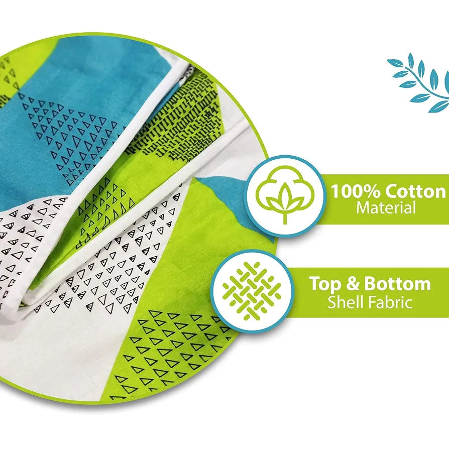 Divine Casa 120 GSM Reversible Single Bed Size Dohar AC Blanket Soft Light-Weight Glace Cotton Bed Blanket TC - 120