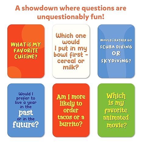 Skillmatics Card Game Who Knows You Best Family Party Game for Boys Girls, Kids Teenagers and Adults