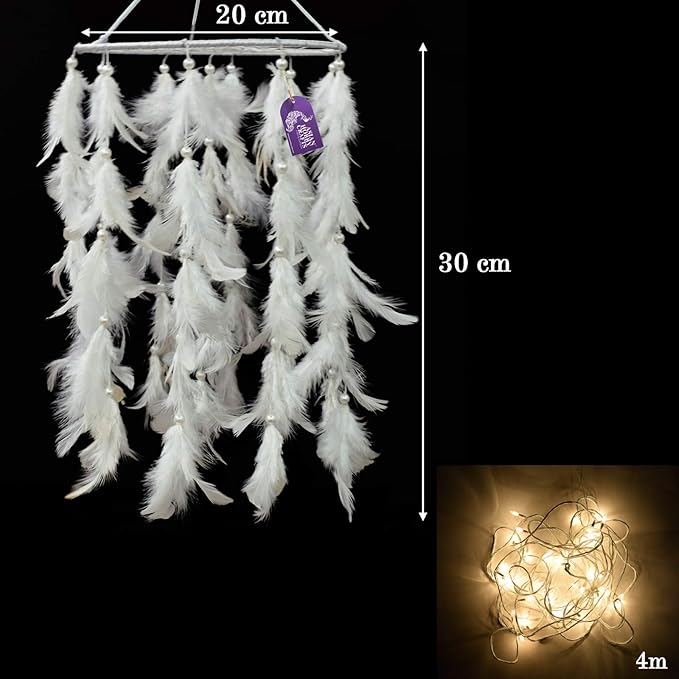 Asian Hobby Crafts Dream Catcher Wall Hanging | Pack of 1 | Clear