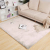 Luxe Home International Rectangular Carpet Super Soft Anti Skid Rabbit Fur  Bathroom Mats Colour Skin