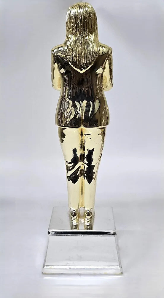 Gold Art India Best Mother Trophy FigurineGold & Silver Plated