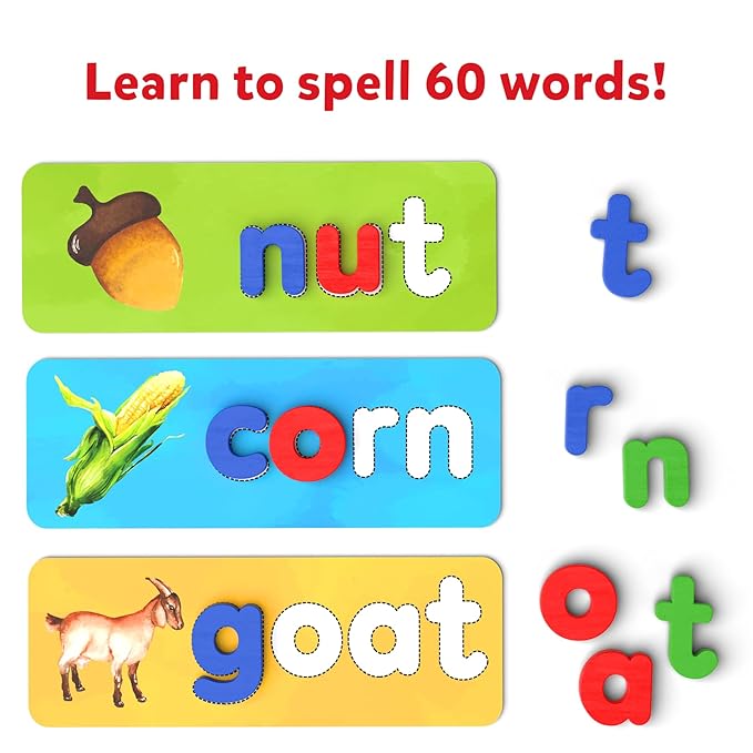 Skillmatics Preschool Learning Activity Ready to Spell Stage Based Learning to Improve Vocabulary