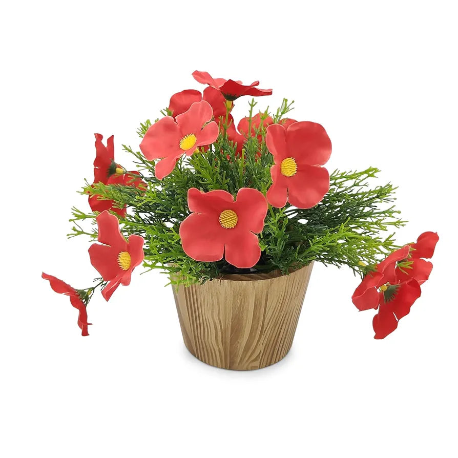 Artificial Flower in Grass with Pot Artificial Flora -8419