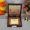 Jaipur Ace Shree Khatu Shyam Baba Gold Plated Charan Paduka Yantra With Wooden Box