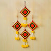 Artificial Marigold Flowers Colorful Woolen Kite Hangings Artificial Flowers Wall Hangings