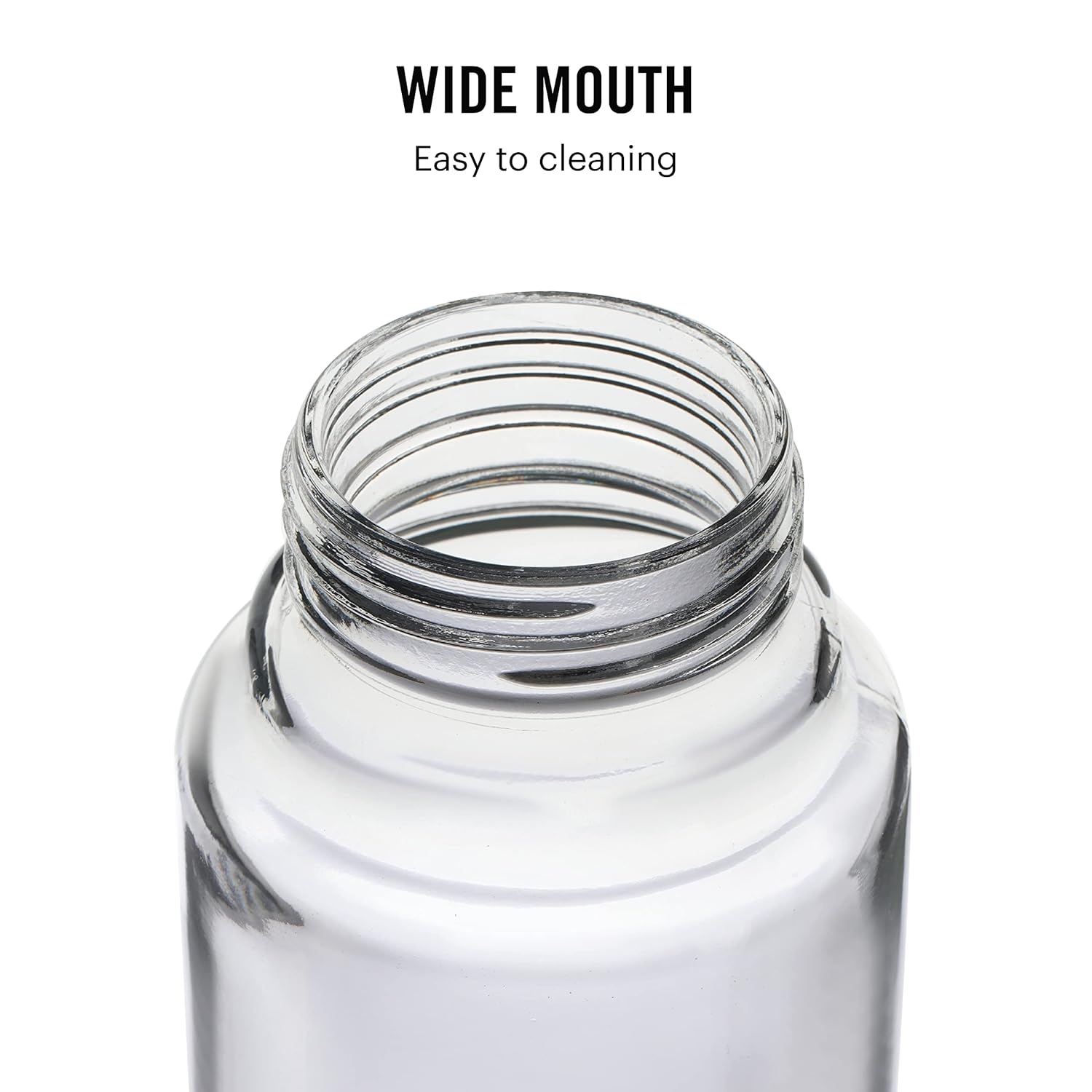 Cello H2o Steelox Glass Water Bottle | Glass Fridge Bottle | 920 Ml | Set of 6