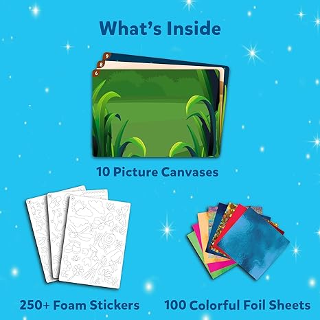 Skillmatics Art & Craft Activity Foil Fun Bugs & Butterflies No Mess Art for Kids Creative Activity