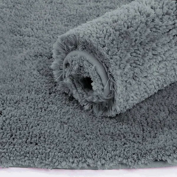 Luxe Home International Microfiber Runner Super Soft Non Slip Vegas Rugs 2X5 Ft Colour Grey