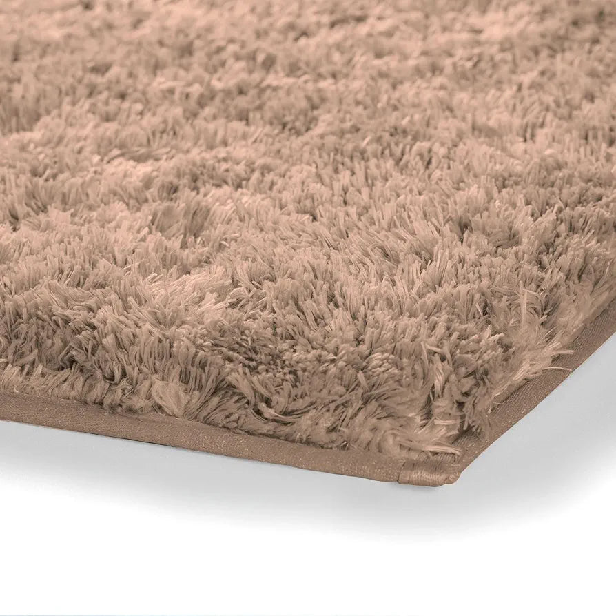 Luxe Home International Microfiber Luxe Home Bath Rectangular Mat Super Soft Non Slip 60X90 Cm Colour Rust