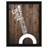 ArtX Paper Motivational Quotes Life Is a Journey Wall Frame Art Painting