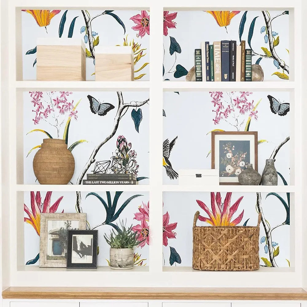 Indian Royals White Flowers and Birds Wallpaper for Bedrooms Flower Birds Wallpaper