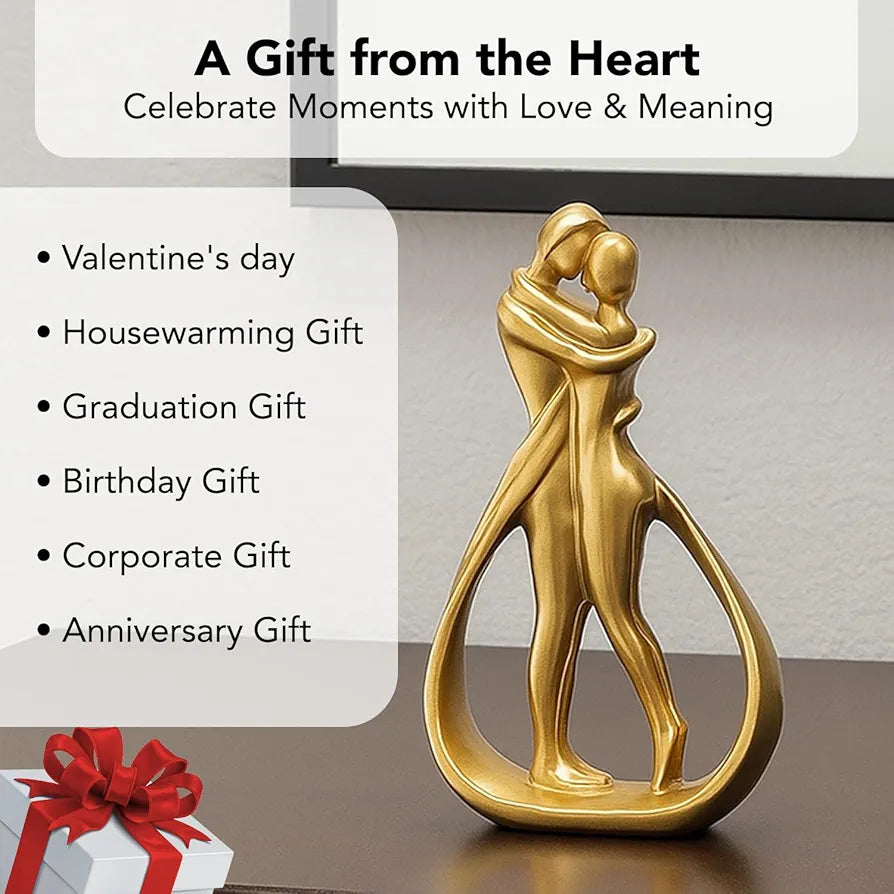 Ekhasa Nostrae Resin Cute Couples Show Pieces Golden Couple