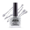 Nykaa Gel Polish Shimmery Finish 227 Silver Snow -  9 ml