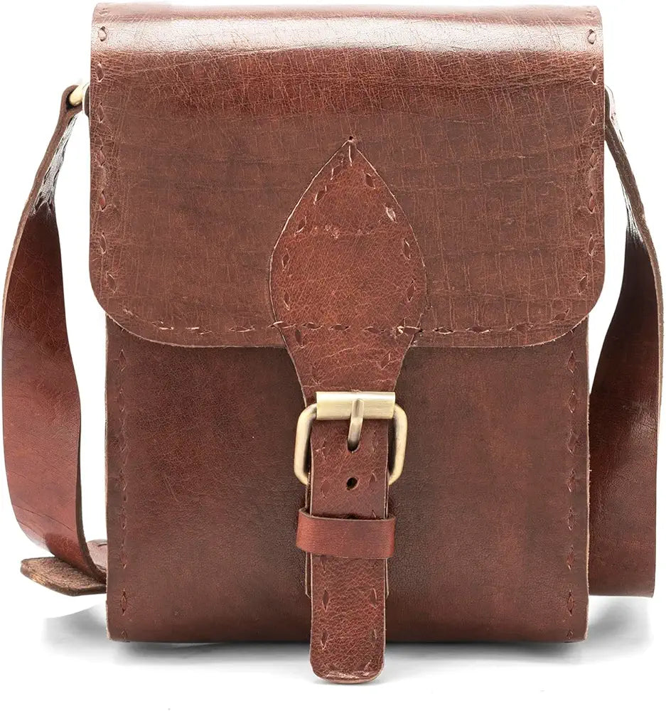 Goatter Genuine Leather Handmade Girls And Women’s Small Cross Body Sling Bag For Daily Use