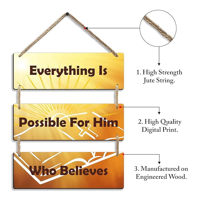 Sehaz Artworks Jesus Wooden Wall Hangings for Home Decoration Home Decor Items Christian- 3-0034