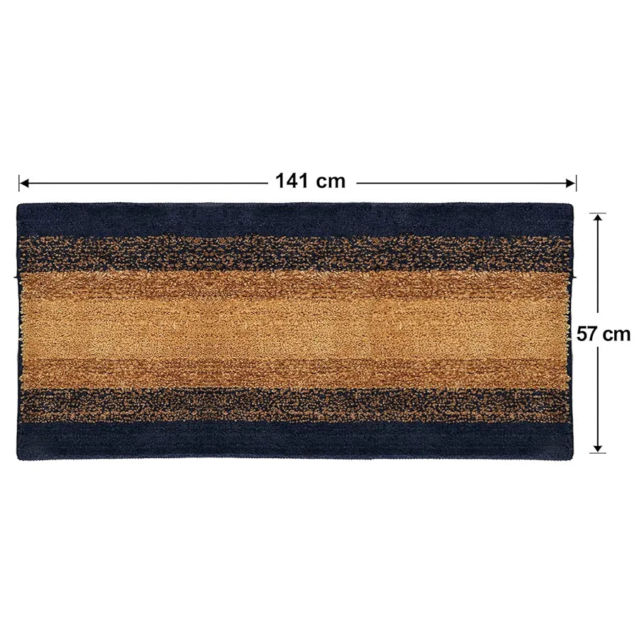Kuber Industries Shaggy Carpet Polyester Bedside Runner Soft Rug for Hall Offices Bedroom