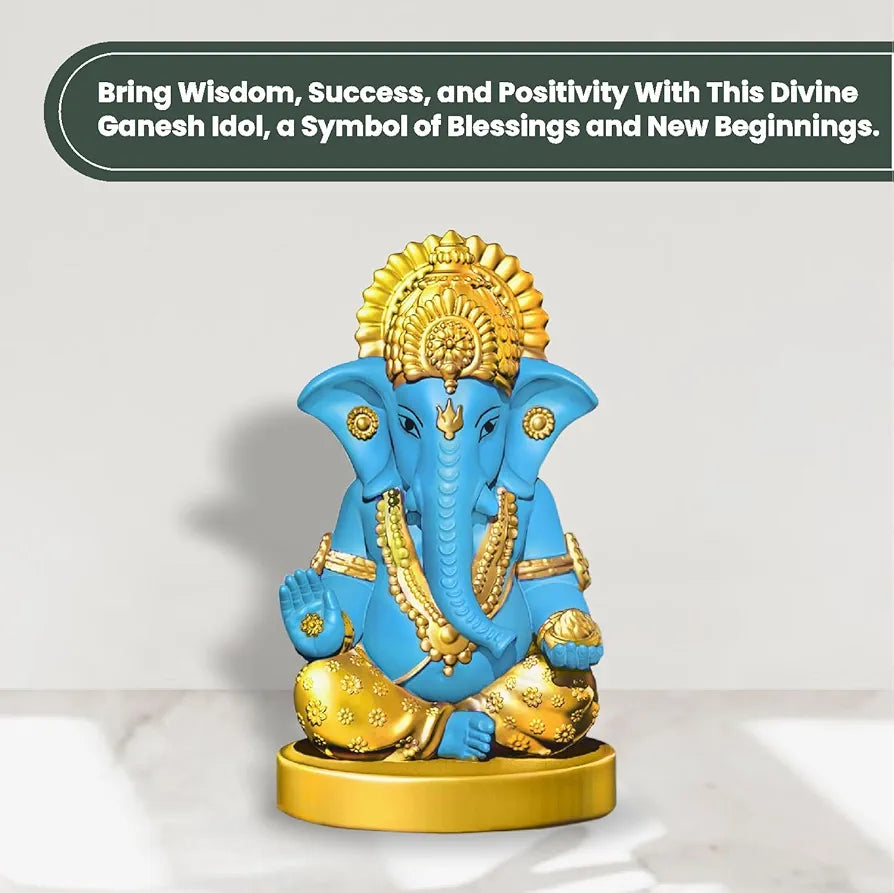 Jd Fresh Ganesh Idol for Home - Blue