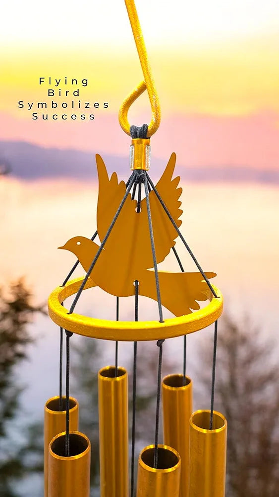 Paradigm Pictures 30.5 inch Big Wind Chimes Gold