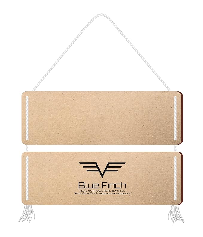 Blue Finch Quotes Wall Hanging Decor Wooden Sign For Home Decor and Living Room Wall