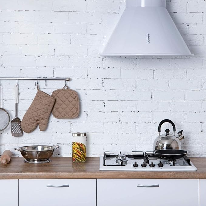 Femora Kitchen Storage Jars Borosilicate Glass With Steel Lid Air Tight Jar | 550 Ml | Pack of 2