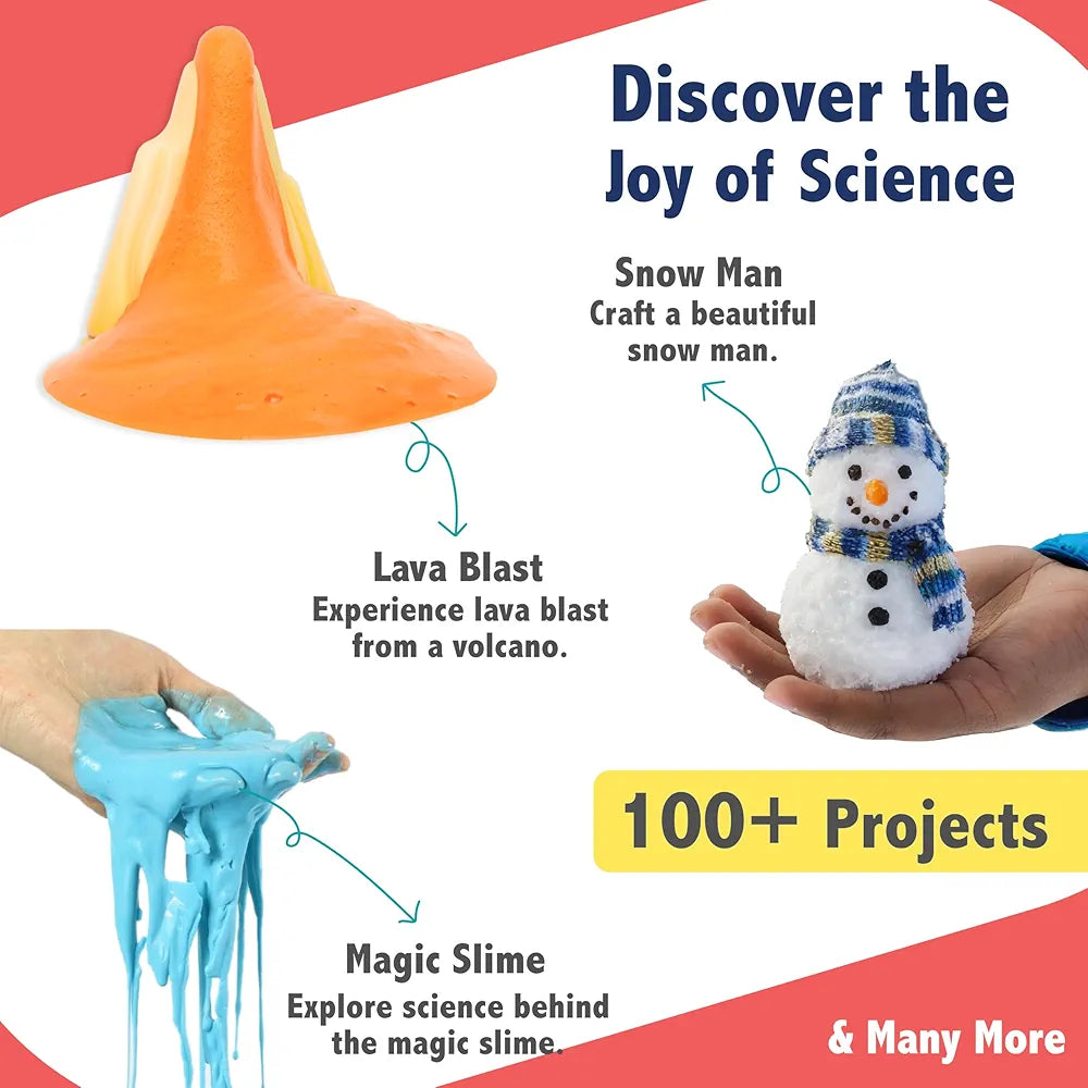 Butterfly EduFields Jumbo 200+ Science Experiments Kit | Birthday Gift for Boys Girls Ages 8 9 10 11 12 Years | DIY STEM Projects 100+ Chemistry & 70+ Engineering Projects | Tinkering Lab @ Home Kit