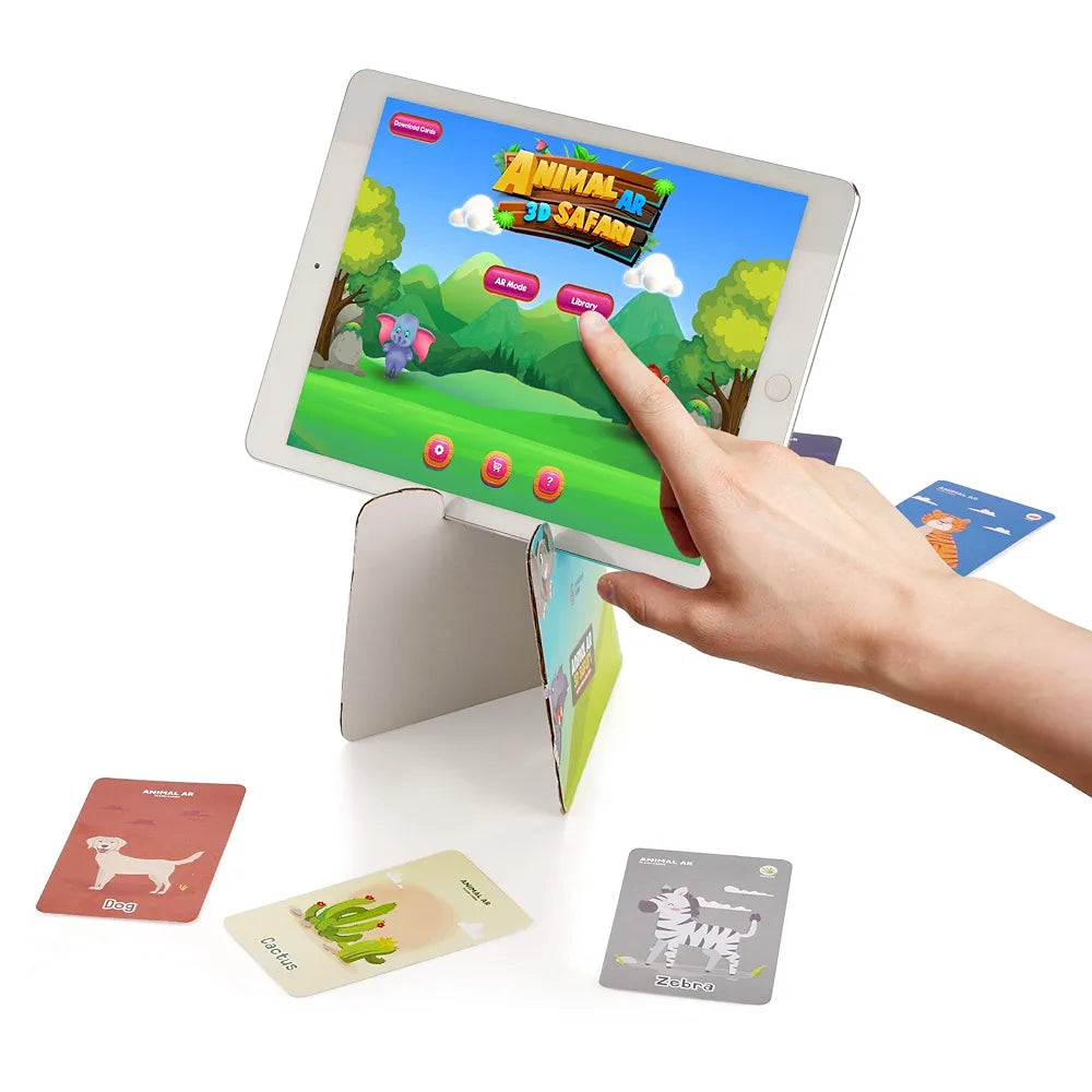Spartan Kids 42 Animal Flash Cards | Augmented Reality Based Flash Cards for Kids