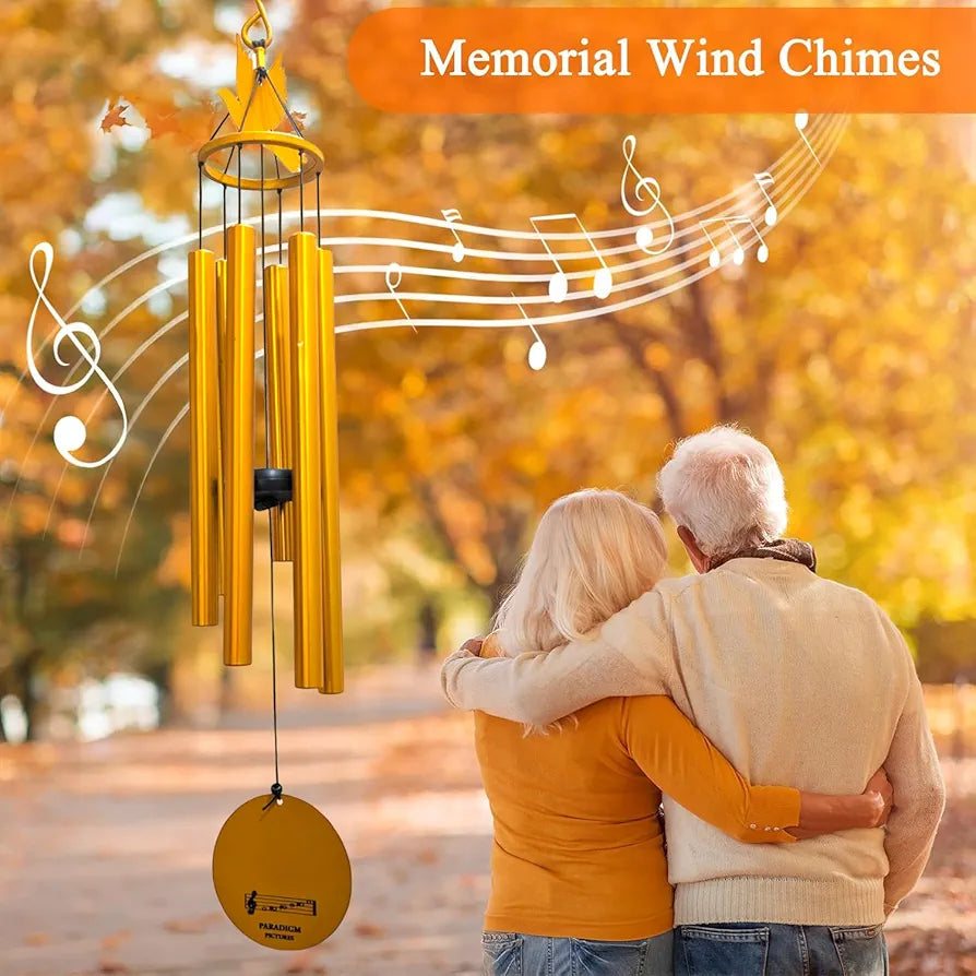 Paradigm Pictures 30.5 inch Big Wind Chimes Gold