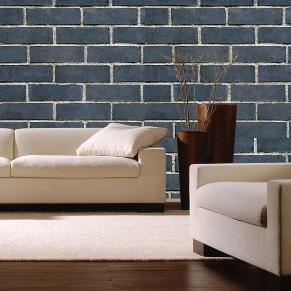 Jaamso Royals Grey Brick Stone Wall Papers for Home Design 3