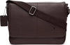 Leather 13 inch Laptop Messenger Bag for Men I Padded Laptop Compartment I Adjustable Strap | Brown Colour