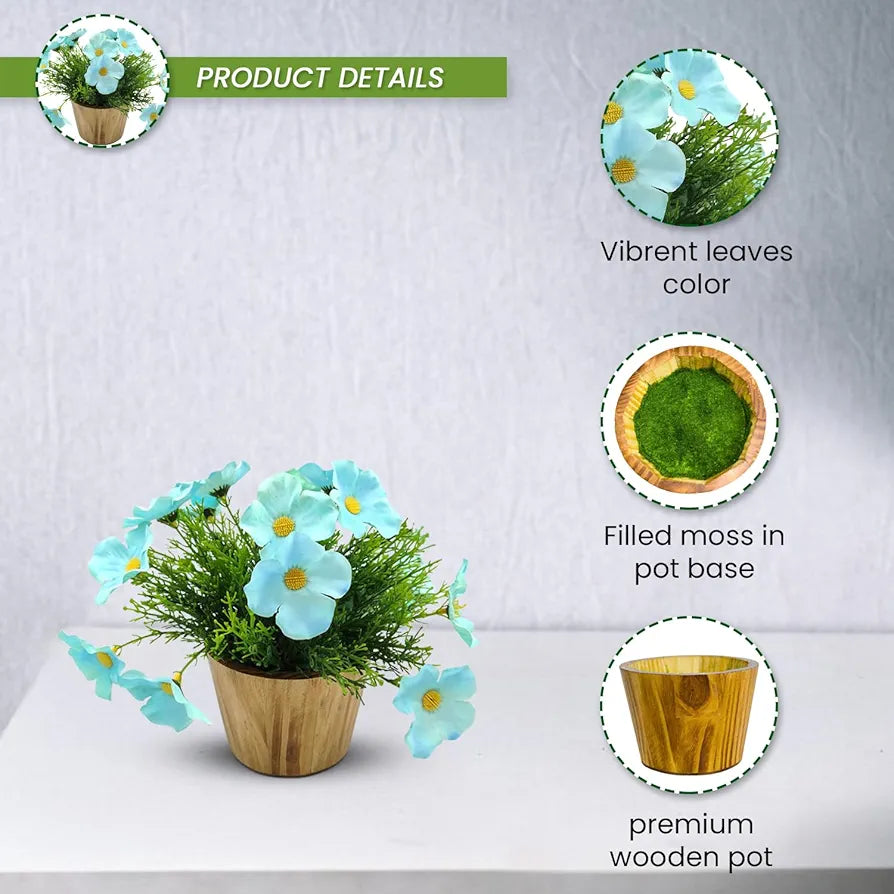 Artificial Flower in Grass with Pot Artificial Flora -8424