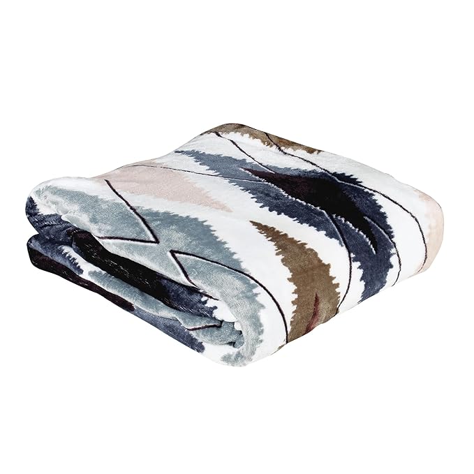Story@Home Blanket Polyester All-Season AC Comforter Double Bed Blanket White & Grey