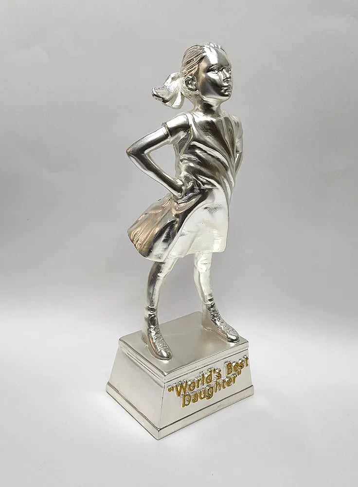Gold Art India Silver Plated Figurine for Daughter World's Best Daughter