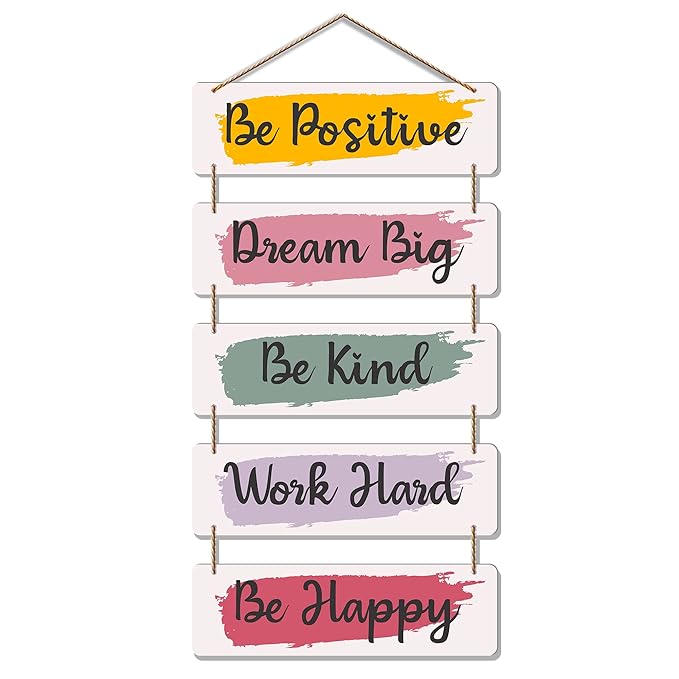 Artvibes Welcome Home Quote Decorative Wall Art Mdf Wooden Wall Hanger for Living Room