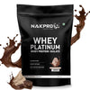Nakpro Platinum Whey Protein Isolate Chocolate Cream Flavour - 1000 gms