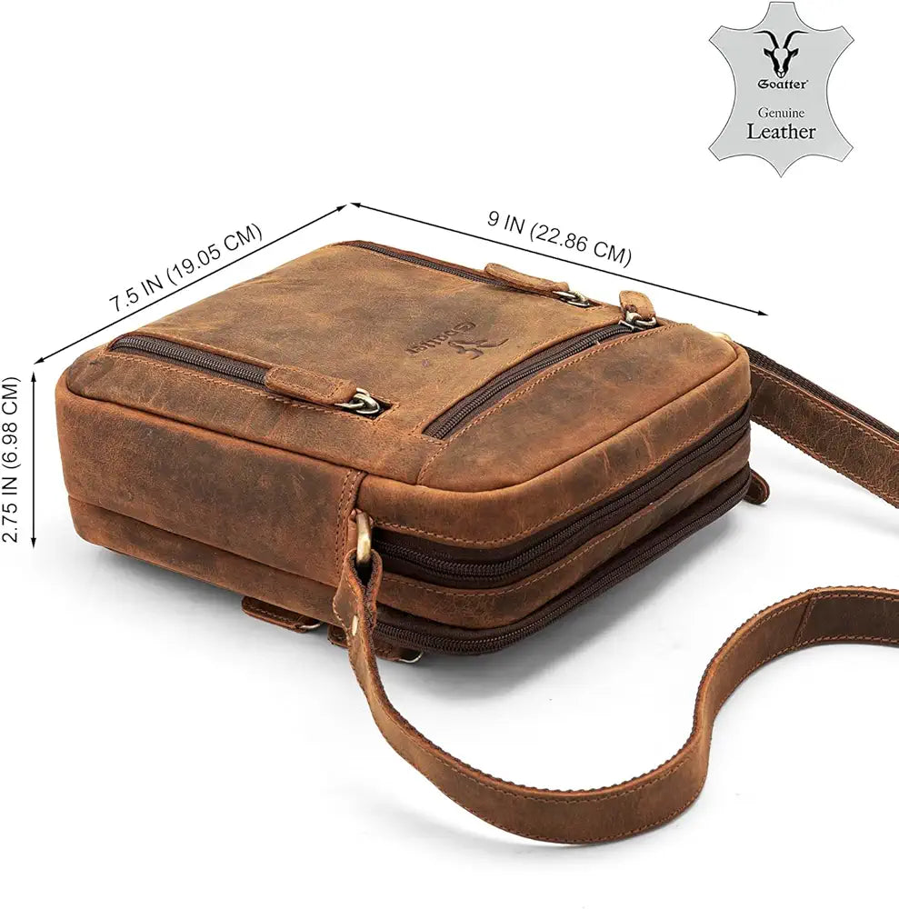 Goatter Genuine Leather Multi Pocket 9